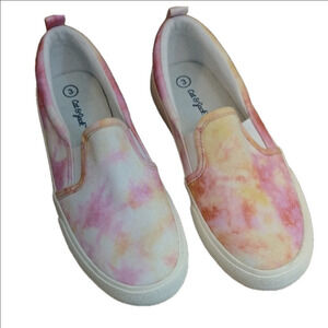 Cat & Jack Kids Vibrant Pink and Orange Slip On Sneakers